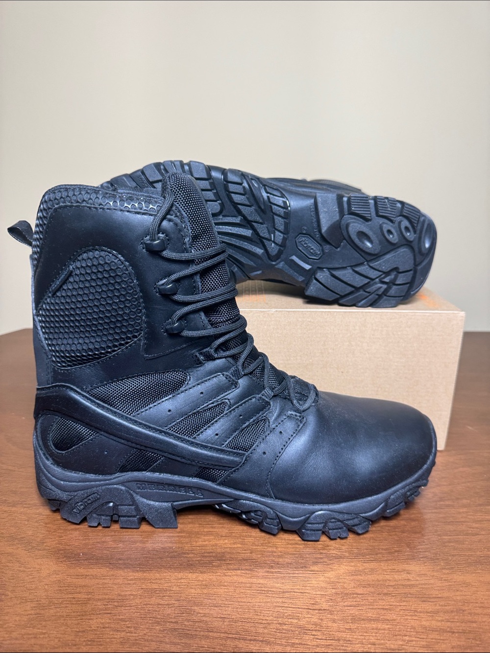 Merrell Moab 2 8” Response WP J45335 Men’s Black Tactical Boots 11.5 (New)